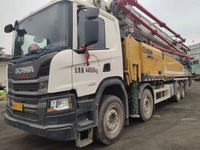 深圳2020年4月國五6節臂徐工62米混凝土泵車，斯堪尼亞底盤