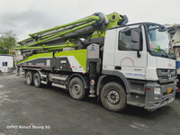 深圳2019年5月國五6節臂56米中聯重科混凝土泵車，奔馳底盤