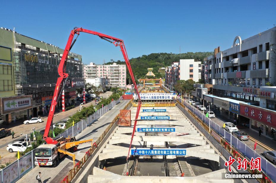 兴昌达泵车助力深圳地铁10号线双拥街站封顶 为亚洲最长单体地铁站 兴昌达泵车助力深圳地铁10号线双拥街站封顶 为亚洲最长单体地铁站