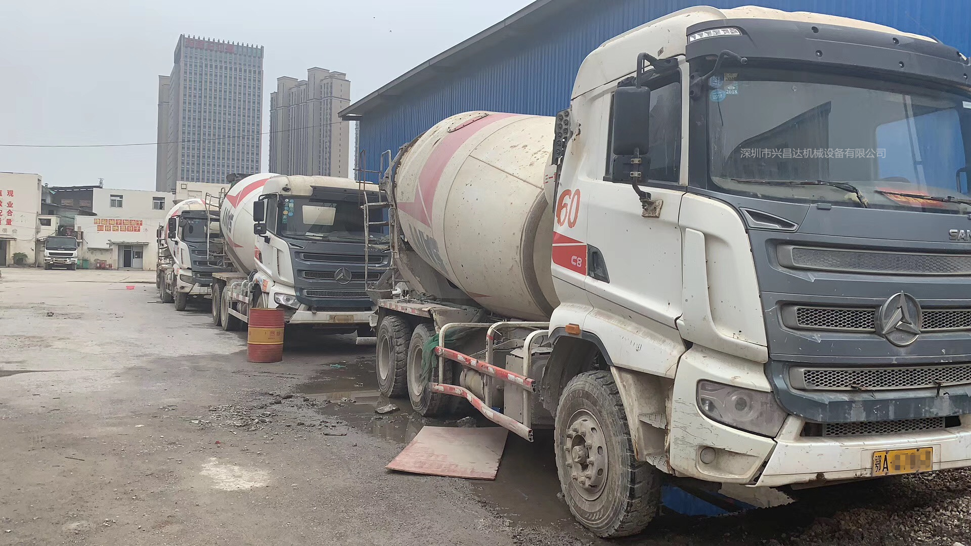 一批湖北武汉2014年国四三一重工C8搅拌车，大12方装14方