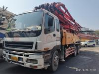 深圳2012年底46米三一重工混凝土泵車，五十鈴底盤
